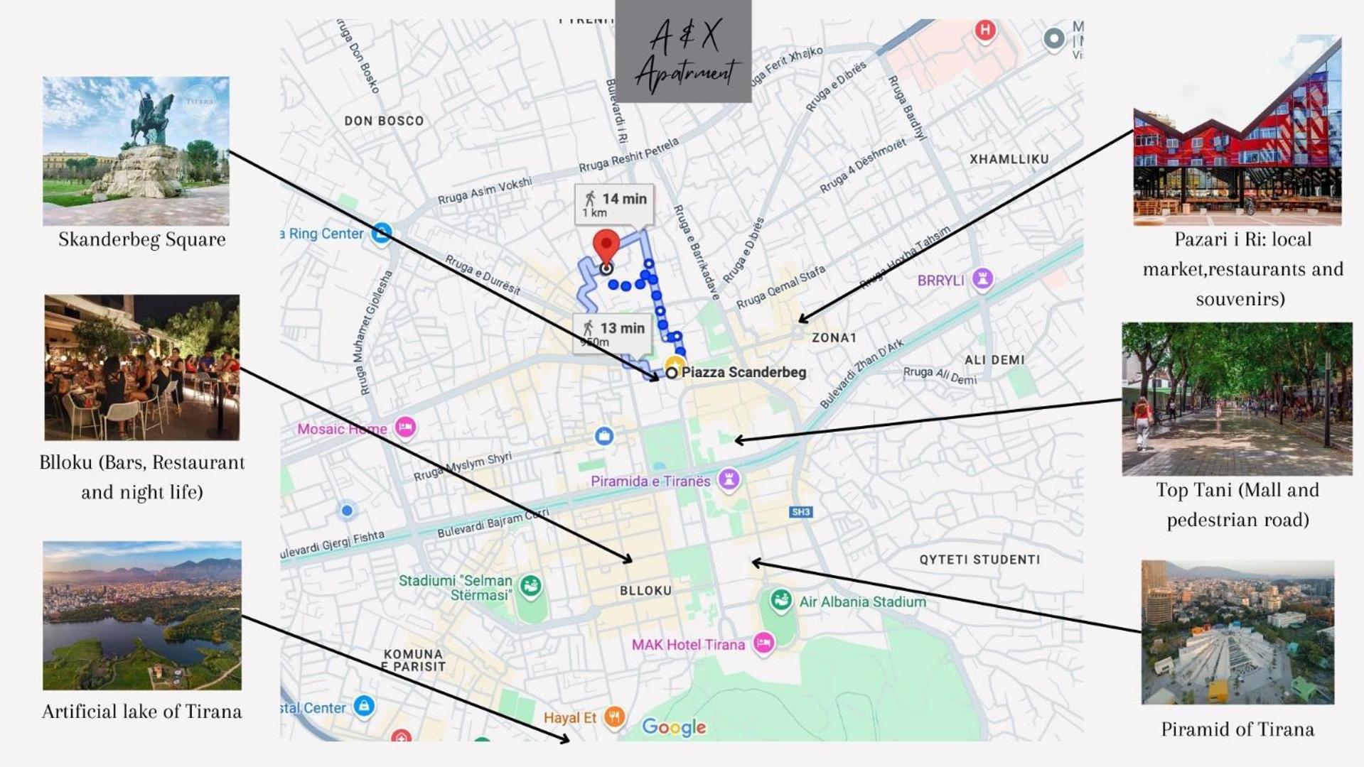 A&X Cozy And Tranquil Apartment - 24H Self Check-In Tirana Exteriör bild