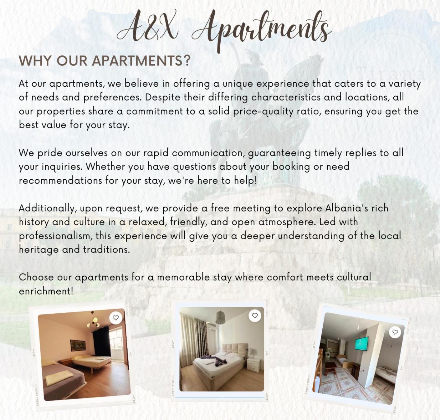 A&X Cozy And Tranquil Apartment - 24H Self Check-In Tirana Exteriör bild